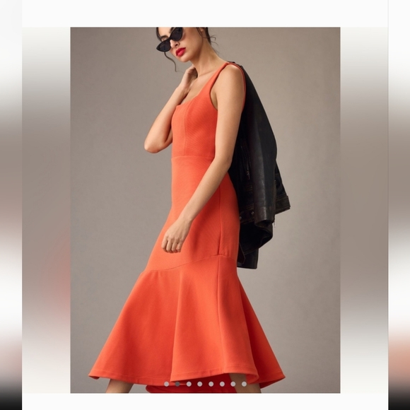 Ariana asymmetrical ruffle hem dress NWT - Picture 4 of 7